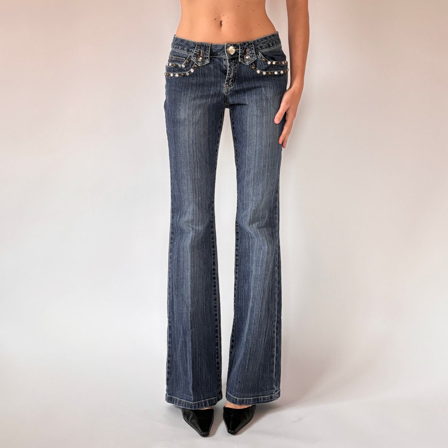 Y2K Bejeweled Jeans (S)