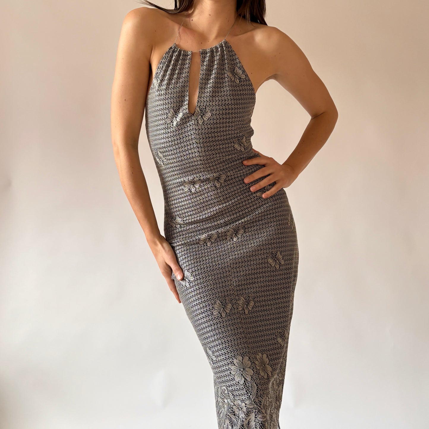 Y2K Butterfly Fringe Dress (S)