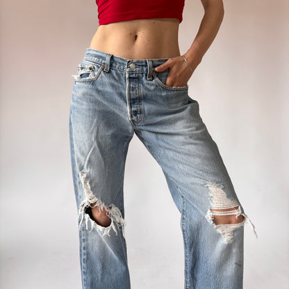 Levi’s 90s Distressed 501s (M)