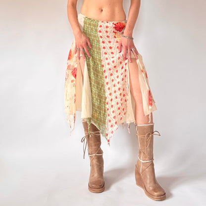 Y2K Silk Fairy Skirt (S)