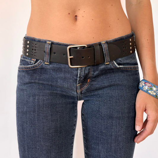 Calvin Klein Studded Cutout Belt
