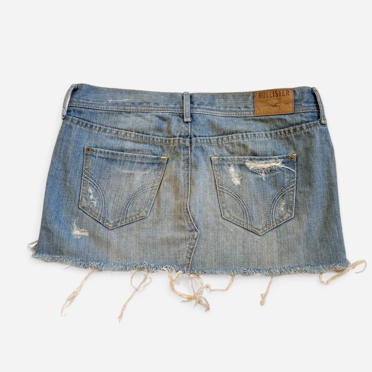 Y2K Low Rise Denim Mini Skirt (S)