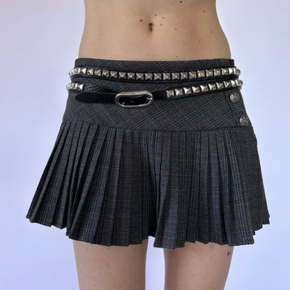 Vintage Studded Leather Belt (M/L)