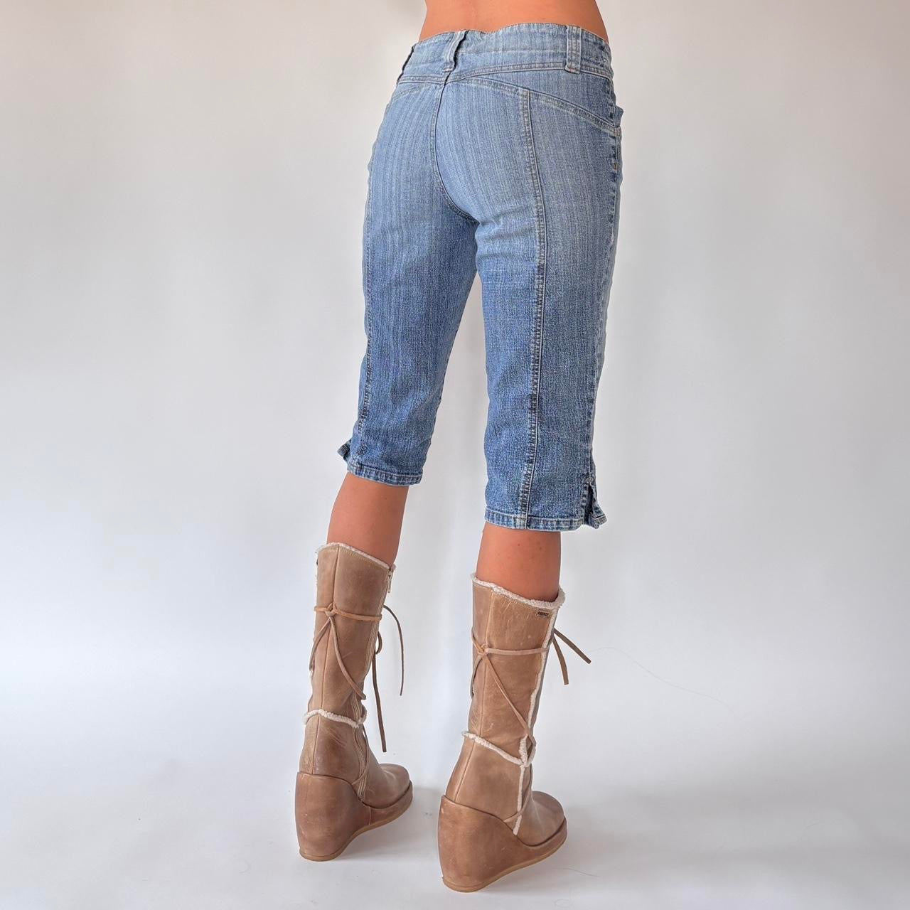 Y2K Denim Capris (XS)