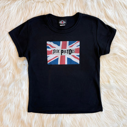90s Sex Pistols Baby Tee (XS/S)