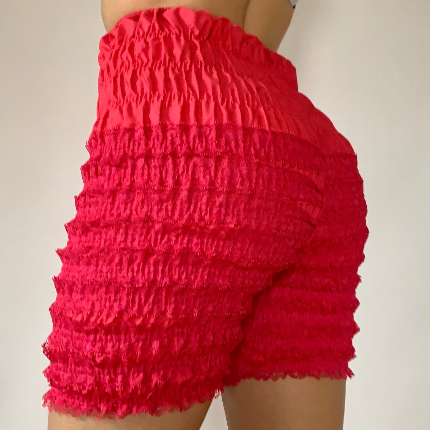 Vintage Hot Pink Ruffle Bloomers (XS/S)