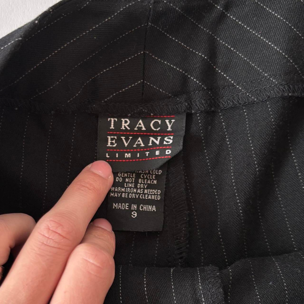 2000s Pinstripe Trouser Shorts (M)