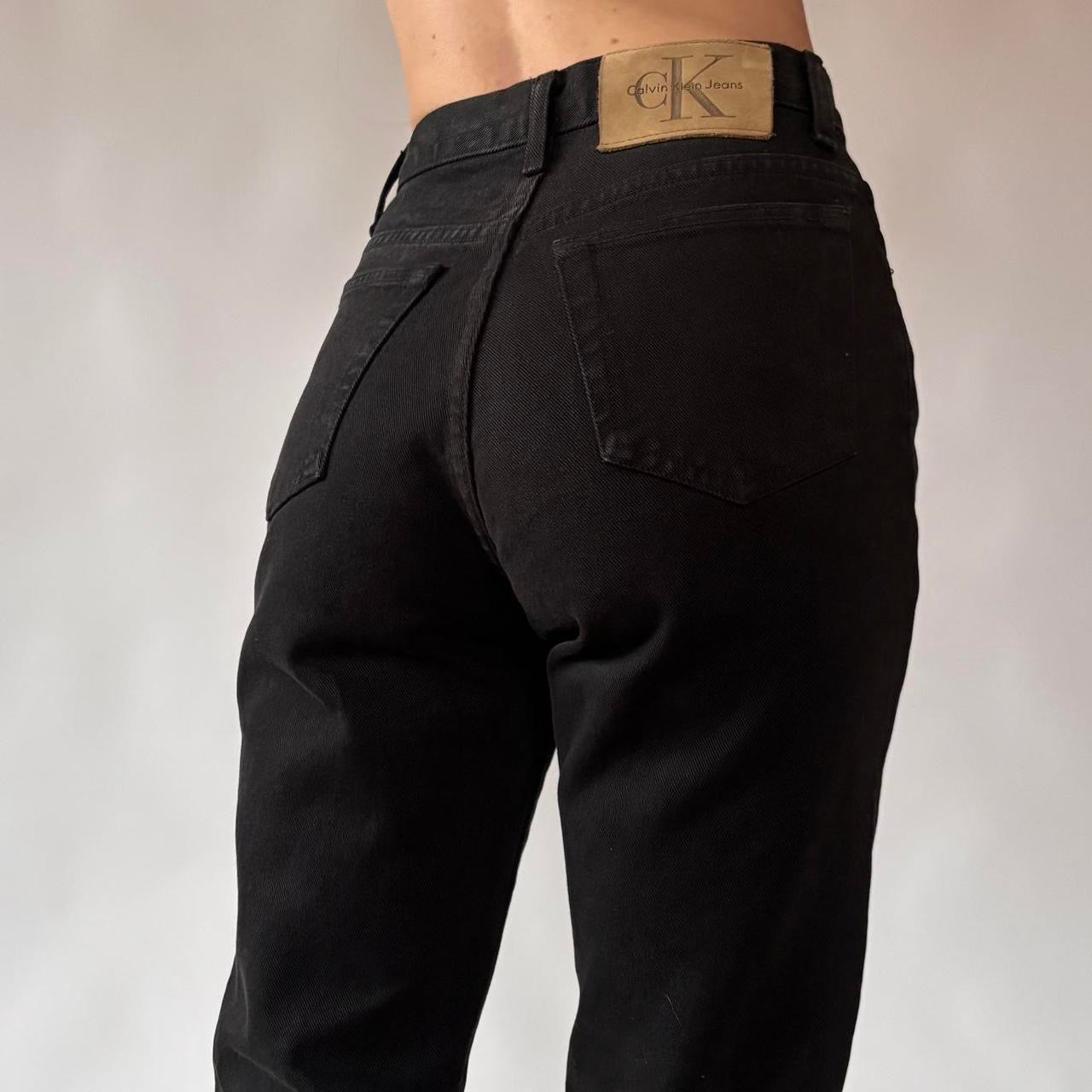 90s Black Calvin Klein Jeans (XS)