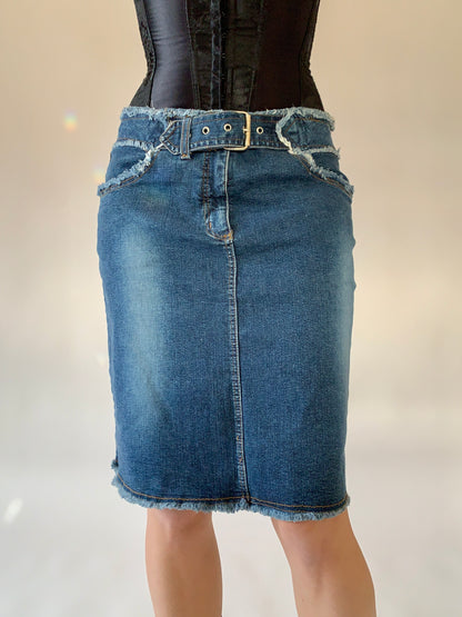 Y2K Belted Midi (S/M)