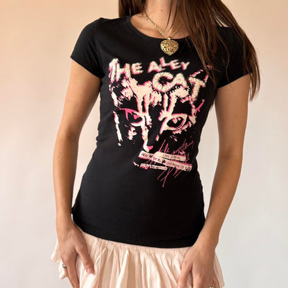 Y2K Graphic Baby Tee (S)