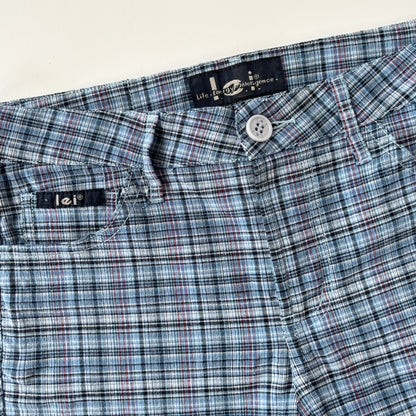 2000s Plaid Capris (XS/S)