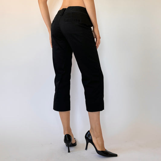 2000s Noir Capris (S)