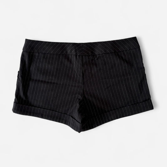2000s Pinstripe Trouser Shorts (M)