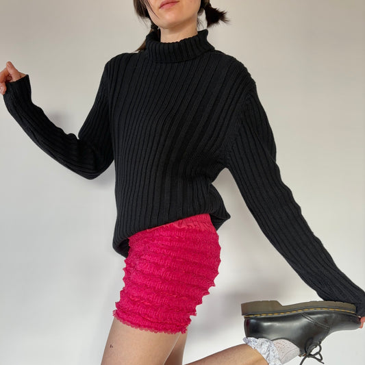 Vintage Hot Pink Ruffle Bloomers (XS/S)