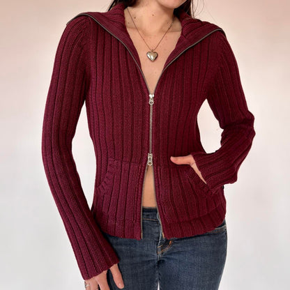 Abercrombie & Fitch Double Zip Sweater (S/M)