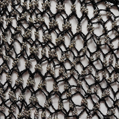 Beaded Crochet Net Top (S-L)