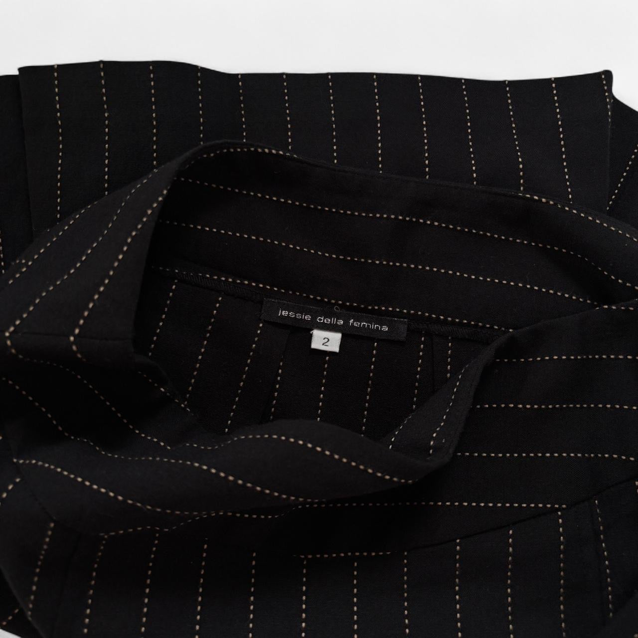 2000s Pinstripe Mini Skirt (S)