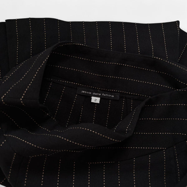 2000s Pinstripe Mini Skirt (S)