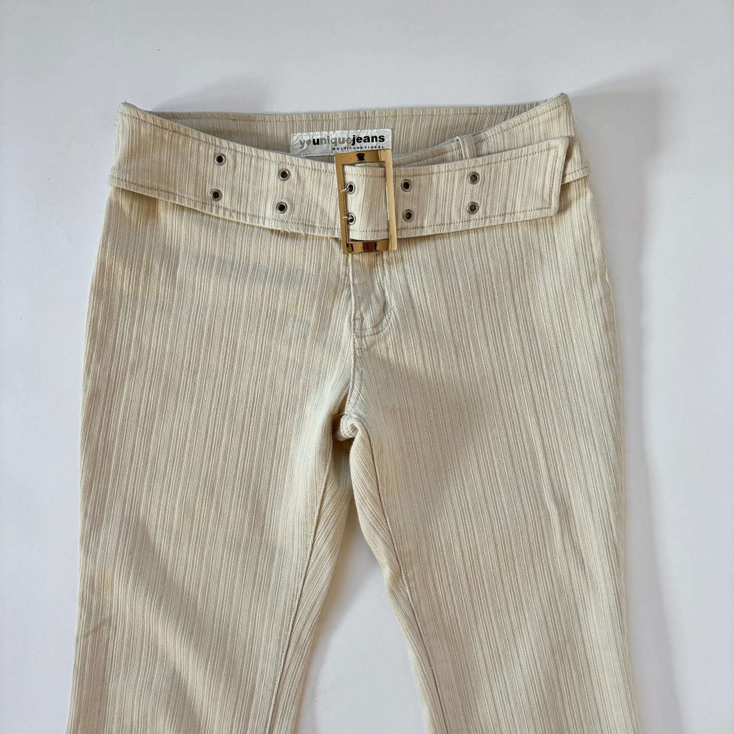 Y2K Belted Flares (S)