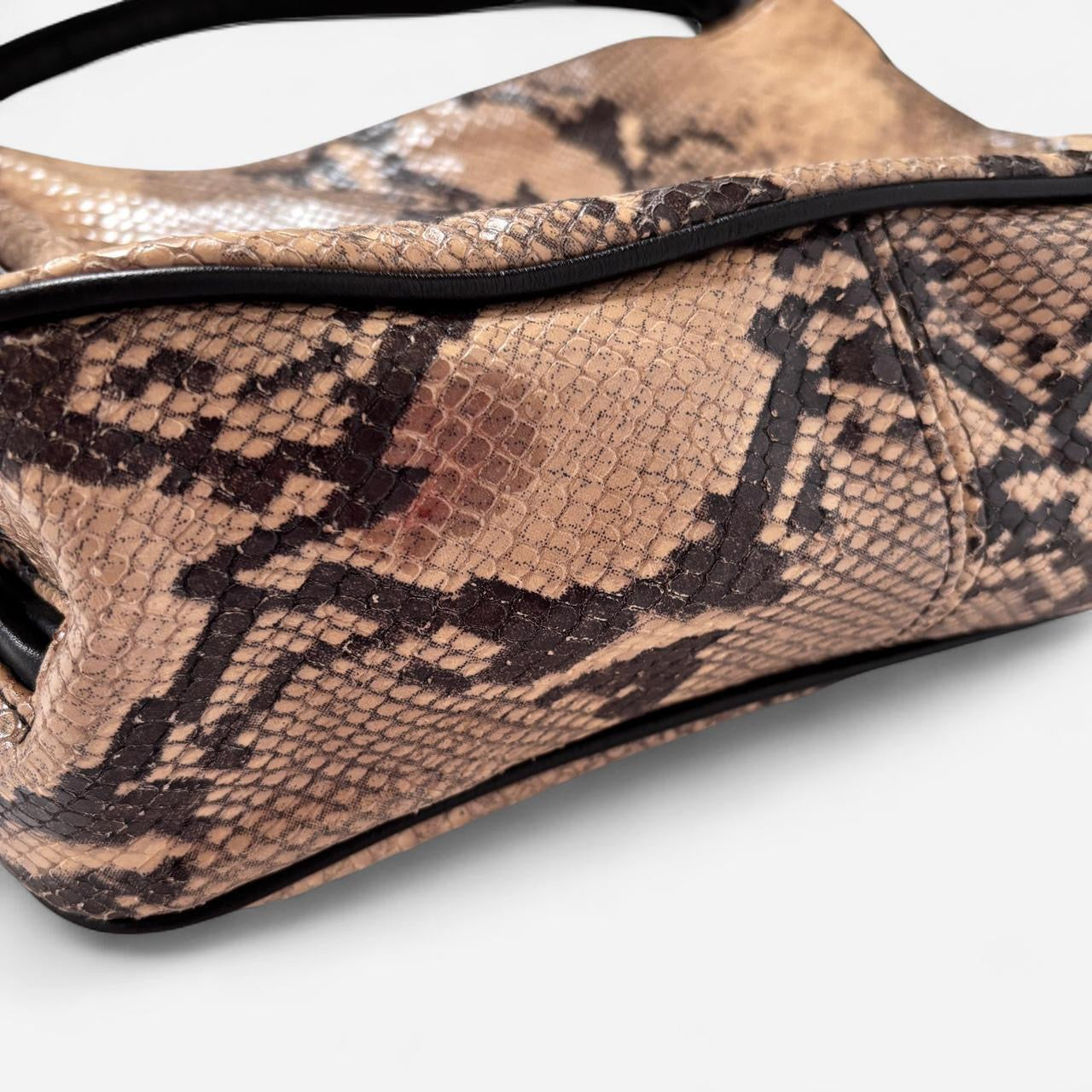 Snakeskin Leather Purse