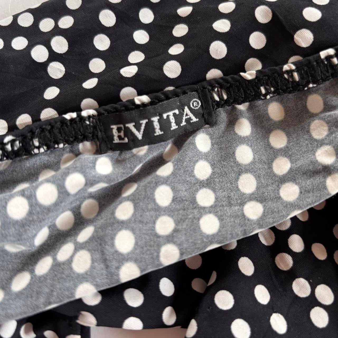 Y2K Polka Dot Halter Top (S)