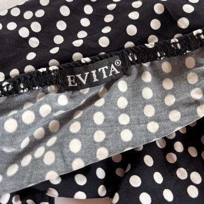 Y2K Polka Dot Halter Top (S)