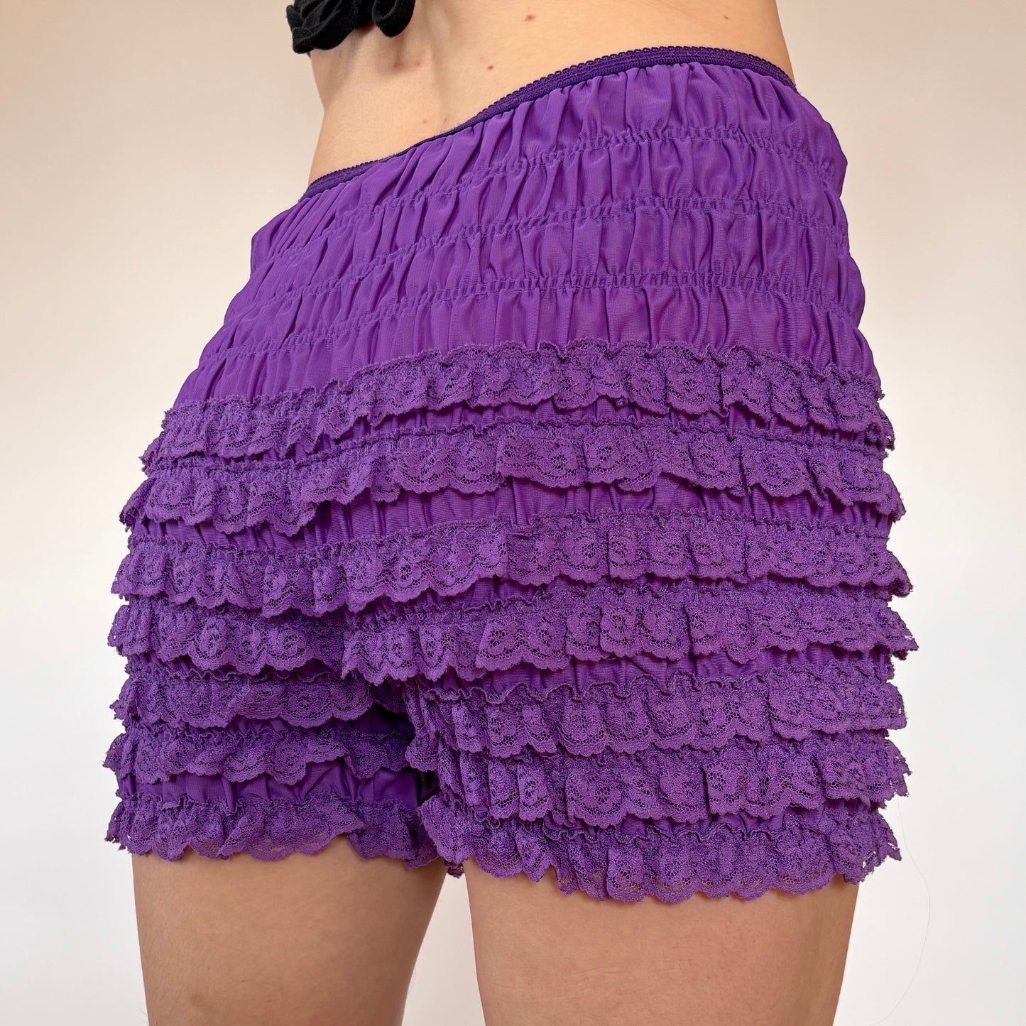 Vintage Orchid Ruffle Bloomers (S/M)