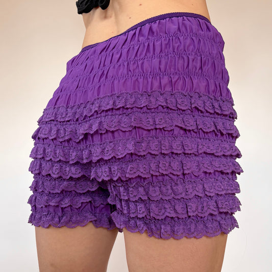 Vintage Orchid Ruffle Bloomers (S/M)