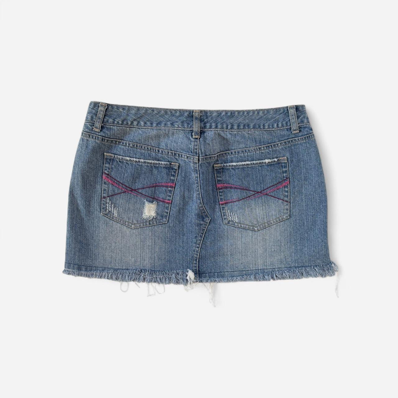 Y2K Denim Mini Skirt (M)