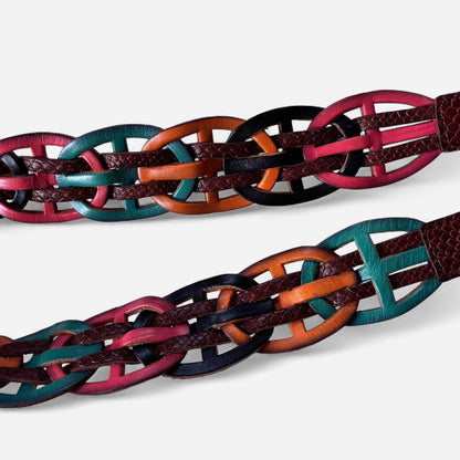 Fossil Braided Leather Belt