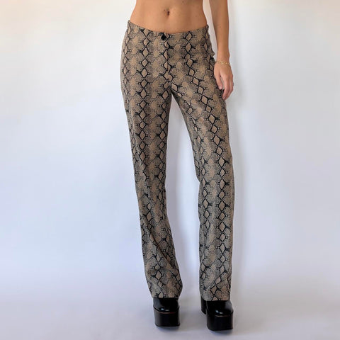 90s Snakeskin Trousers (M)