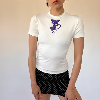 90s Feline Fatale Tee (XS)