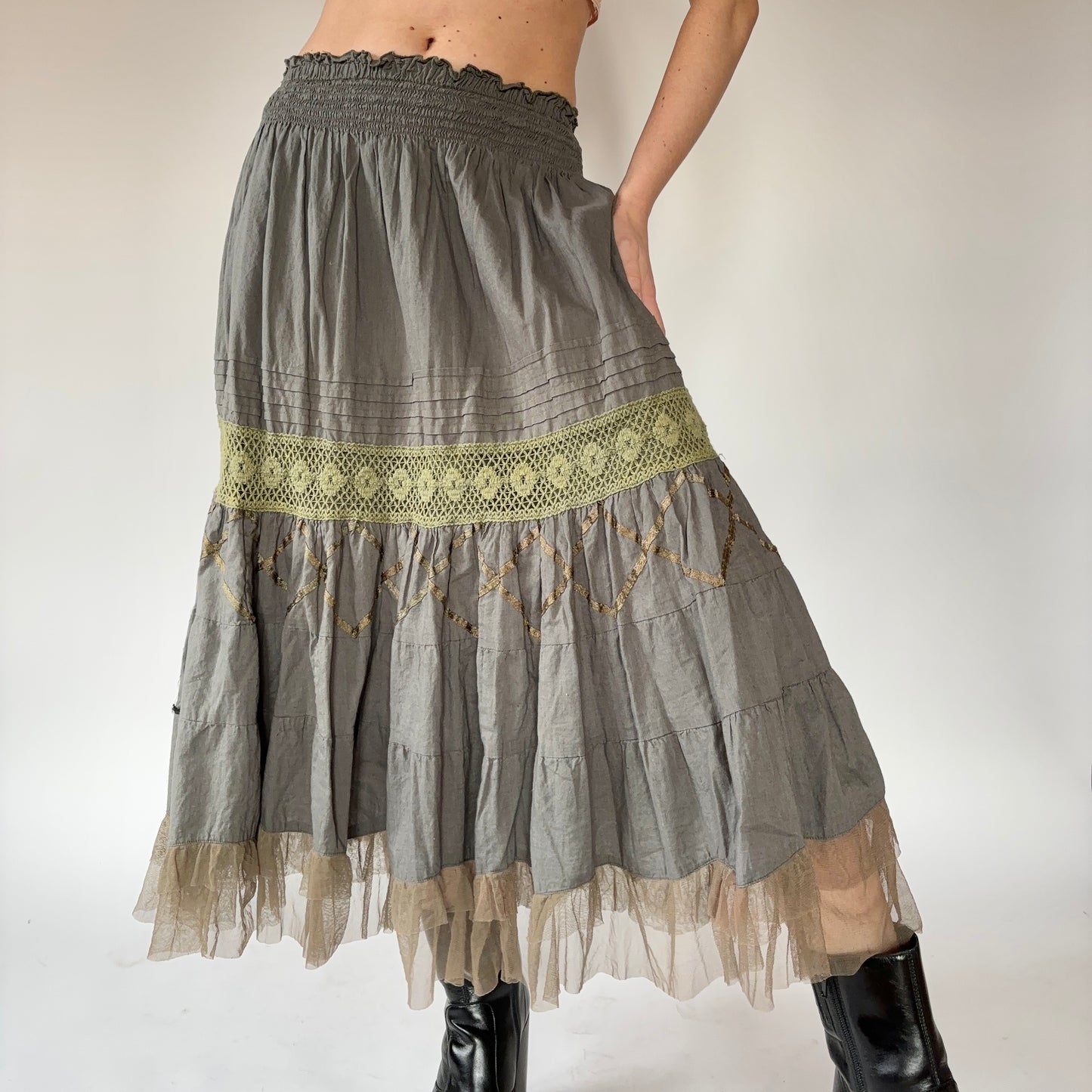 90s Boho Fairy Skirt (XS/S)