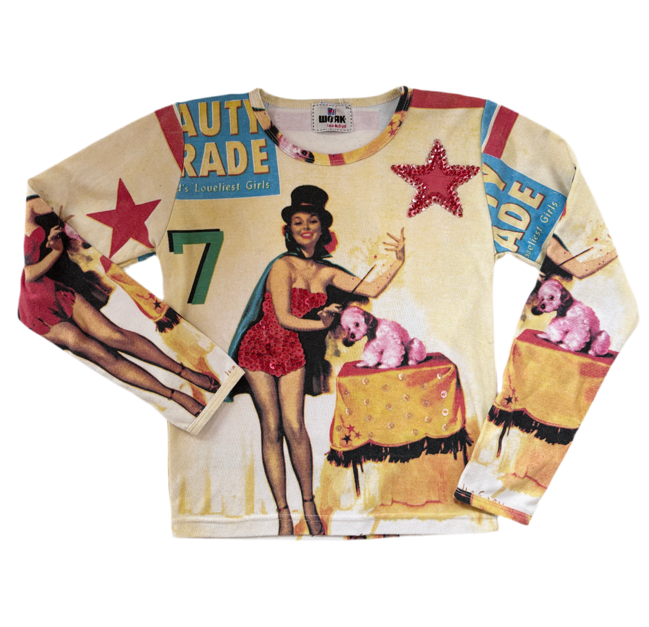 Y2K Graphic Longsleeve Top (S/M)