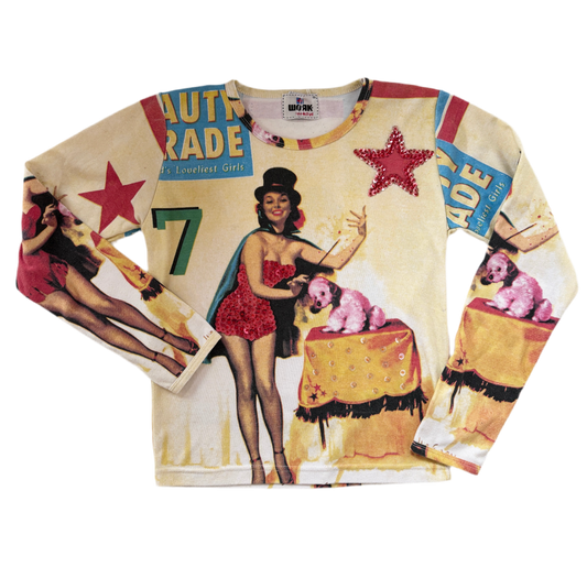 Y2K Graphic Longsleeve Top (S/M)