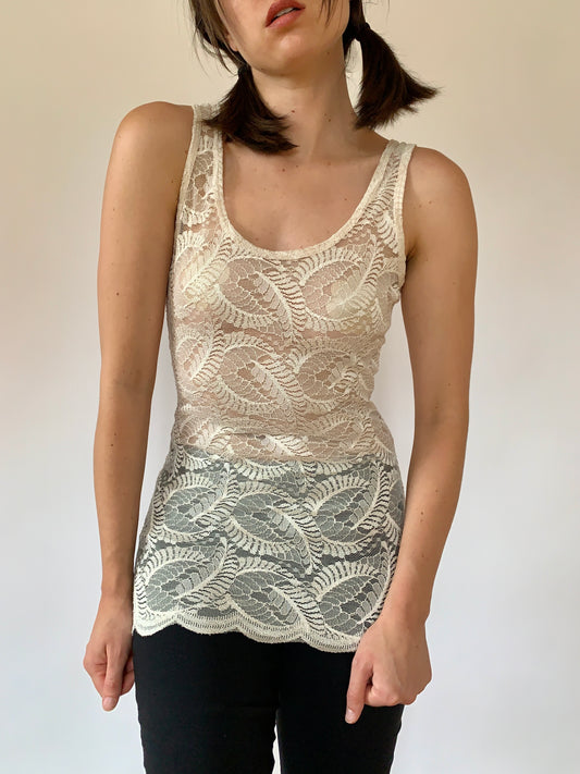 Y2K Lace Tank