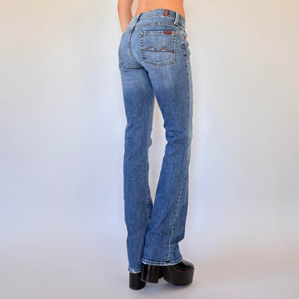 2000s Low Rise Seven Jeans (XS)