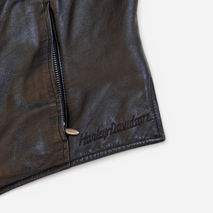 Harley Davidson Studded Leather Vest (S/M)
