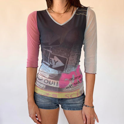 Cop Copine Mesh Top (S)