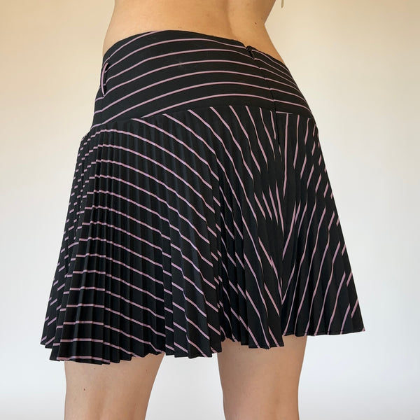 Bebe Pleated Mini Skirt (S)
