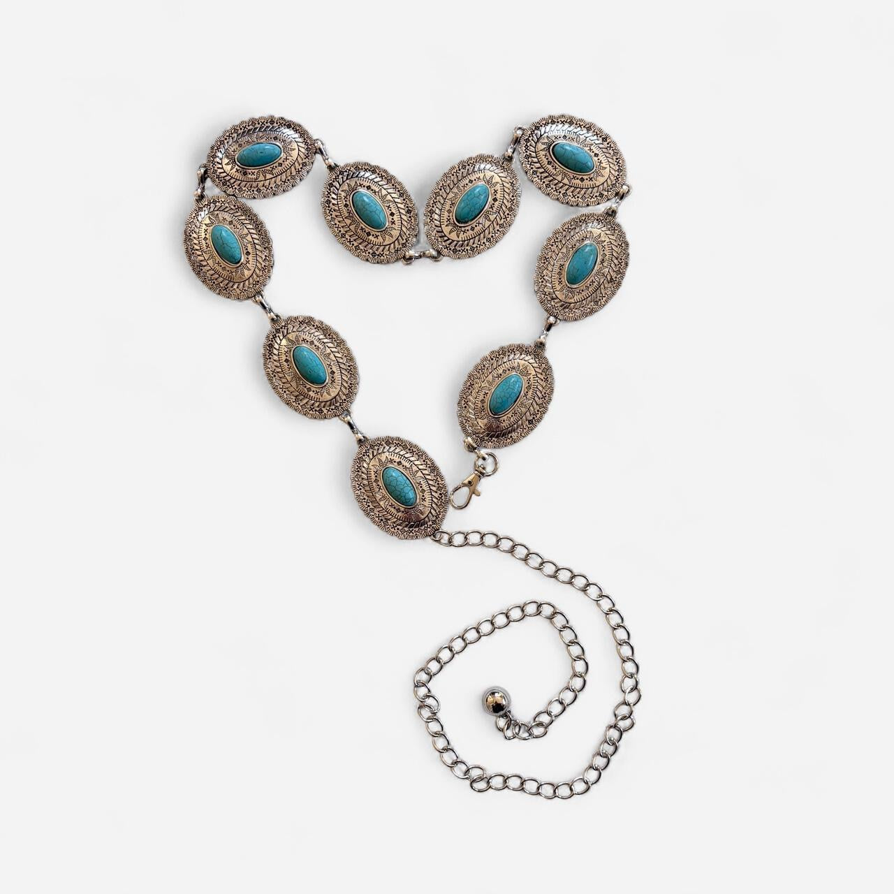 Western Concho Chain Belt