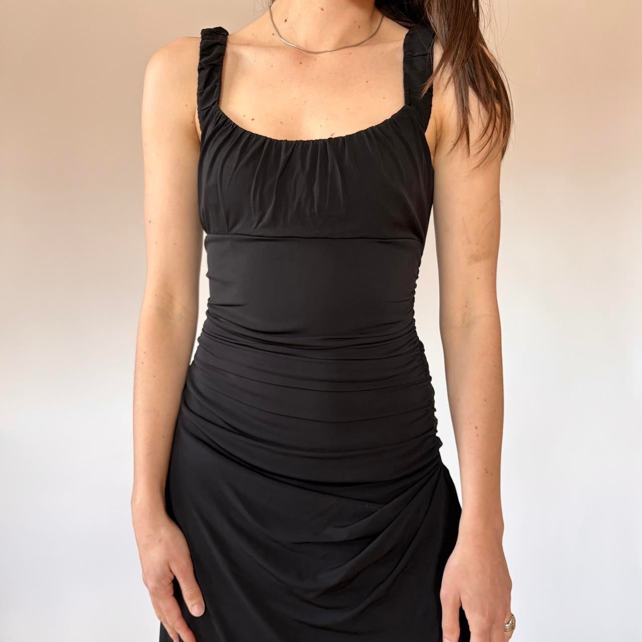 BCBG 2000s Noir Dress (M)