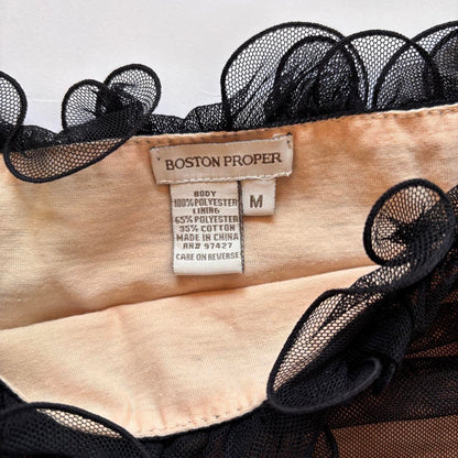 90s Romantic Mesh Top (M)