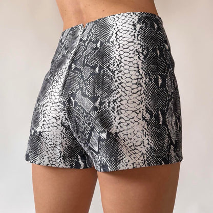 90s Snakeskin Hot Shorts (S)