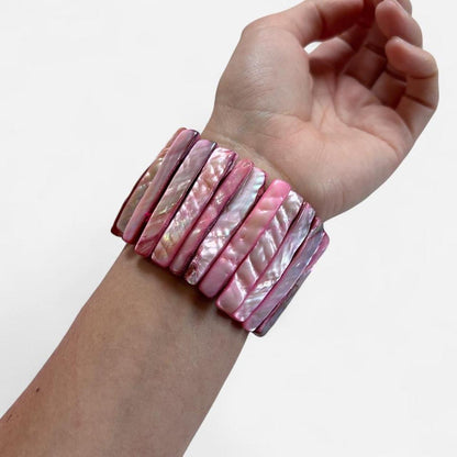 Pink Mermaid Shell Bracelet