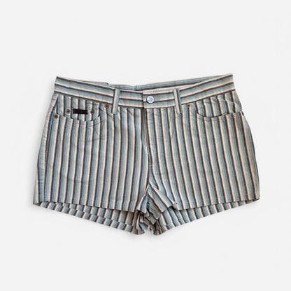 90s Calvin Klein Stripy Shorts (M)