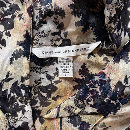Diane Von Furstenberg Silk Blouse (S)