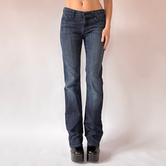 Dark Wash Bootcut Seven Jeans (S)