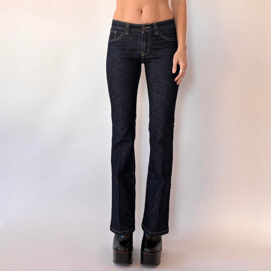 Y2K Low Rise Bootcut Jeans (XS)