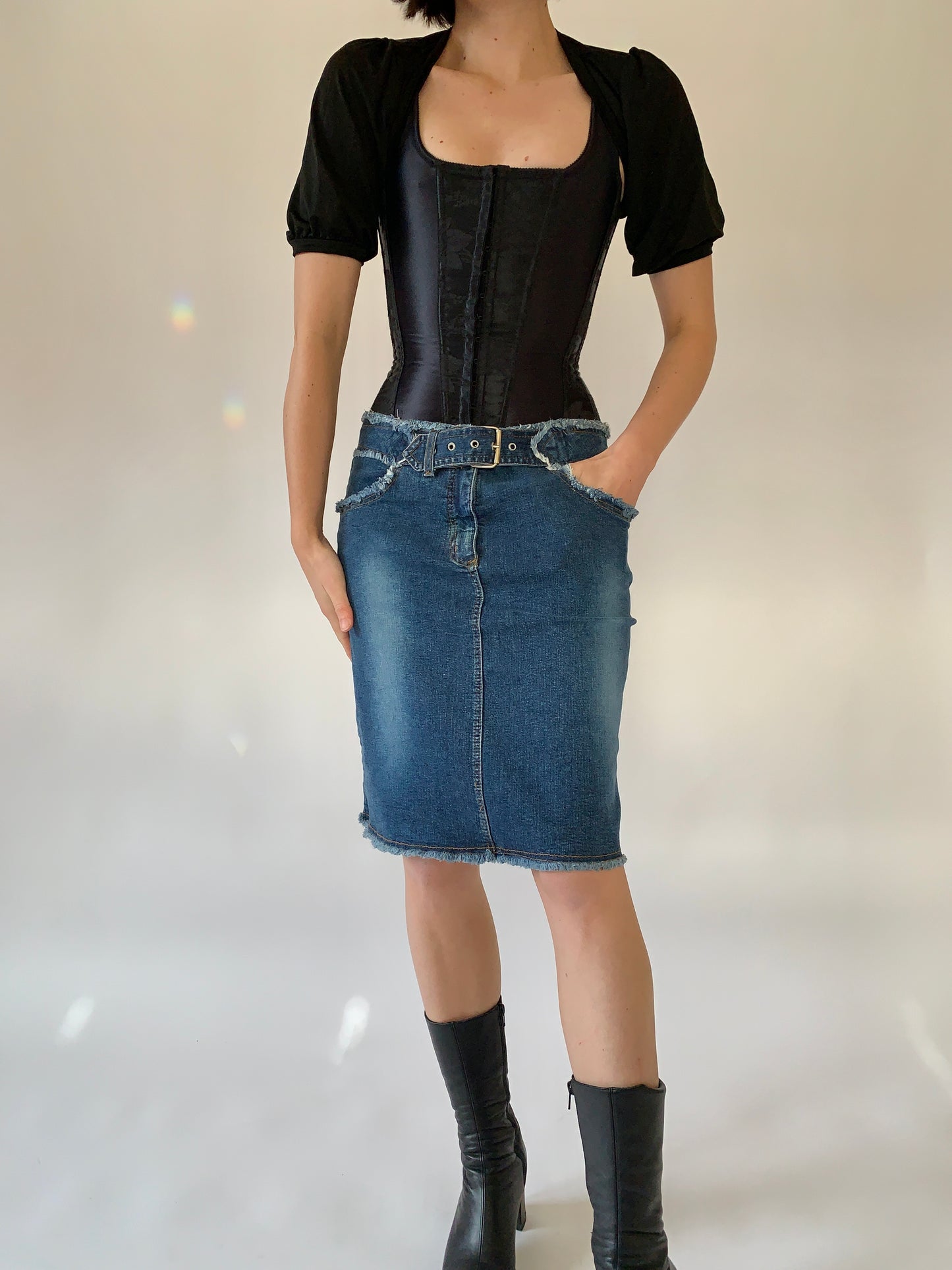 Y2K Belted Midi (S/M)